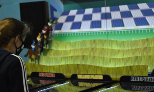 roll a ball funfair game